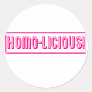 Adesivo Homo-Licious!