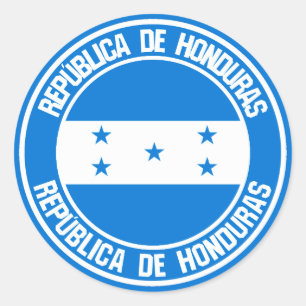 Adesivo Honduras Round Emblem