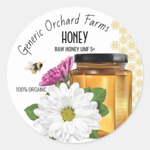 Adesivo Honeybee Honey Jar