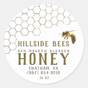 Adesivo Honeycomb e Bebê Raw Mel Branco