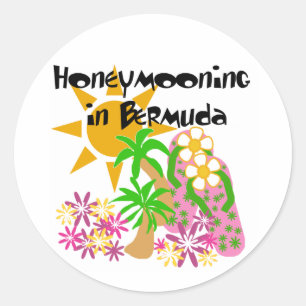 Adesivo Honeymooning em Bermuda