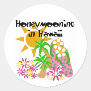 Adesivo Honeymooning em Havaí