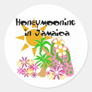 Adesivo Honeymooning em Jamaica