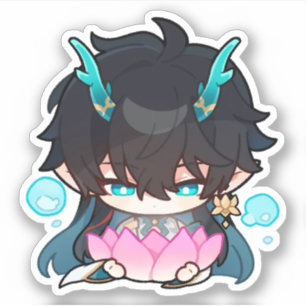 Adesivo Honkai Star Rail Chibi Dan Heng IL Lotus Sticker
