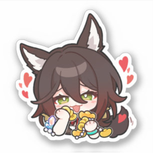 Adesivo Honkai Star Rail Chibi Tingyun Sticker