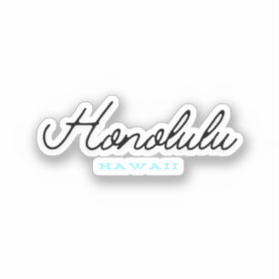 Adesivo Honolulu Havaí