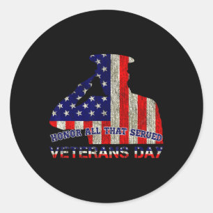 Adesivo Honra Tudo Que Serviu Veteranos Dia Americano Patr