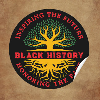 Adesivo Honrando o Mês do Histórico Negro Inspirador