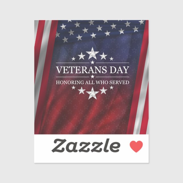 Adesivo Honrar aqueles que serviram (Folha)