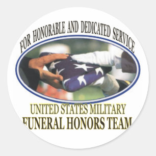 Adesivo Honras fúnebres militares