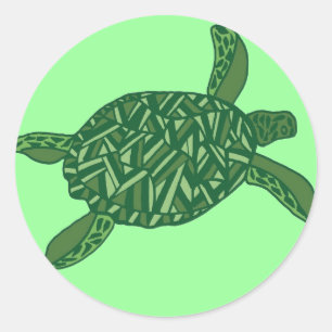 Adesivo Honu havaiano (tartaruga de mar)