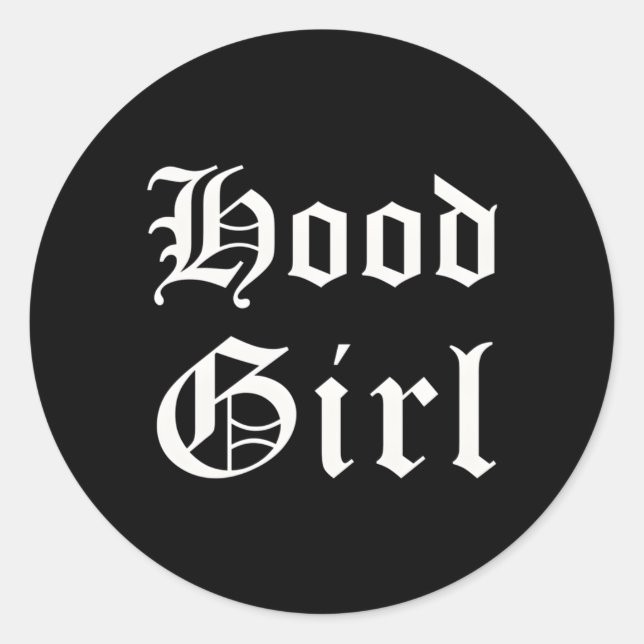 Adesivo Hood Trap Gangsta Ghetto (Frente)