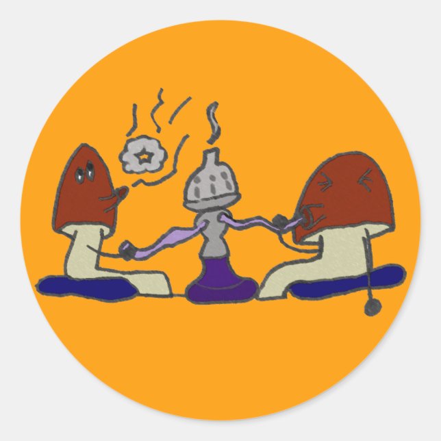 Adesivo Hookah Mushroom Sticker (Frente)