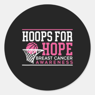 Adesivo Hoops Para Jogador De Basquete Esperançoso Cancer 