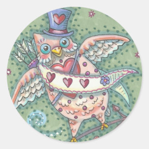 Adesivo HOOTS N' HEARTS OWL NAMORADOS STICKER Sheet