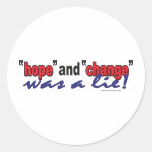 Adesivo HOPE-AND-CHANGE-was-a-lie.2