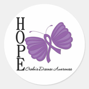 Adesivo Hope Butterfly Crohn's Disease
