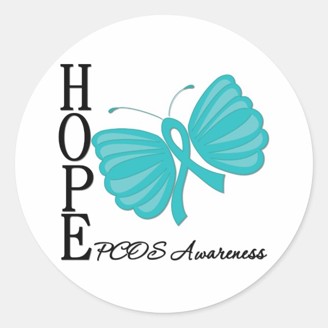 Adesivo Hope Butterfly PCOS (Frente)