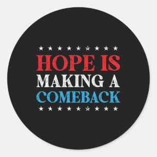Adesivo Hope É Fazer Comeback 2024 Kamala