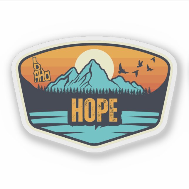 Adesivo Hope, Idaho (Frente)
