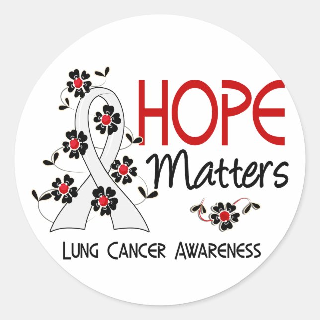 Adesivo Hope Importa 3 Canceres Pulmonares (Frente)