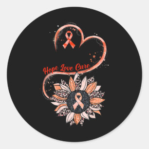 Adesivo Hope Love Cure Fighter Sunflower RSD Awarenes