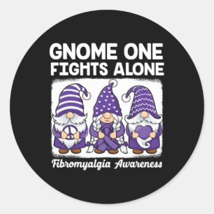 Adesivo Hope Love Gnomos Roxo Fibromialgia Awaren