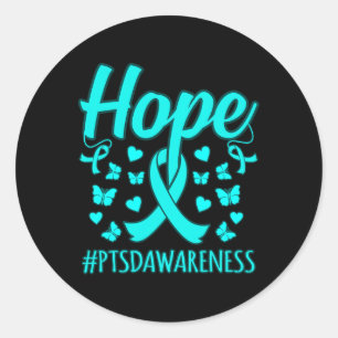 Adesivo Hope Ptsd Stress Awarness Suporte Gráfico