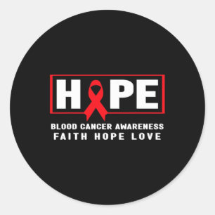 Adesivo Hope Sanguíneo Cancer - Red Ribbon Sangue Cancer A