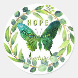 Adesivo Hope suporta picadas de borboleta floral