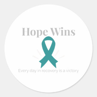 Adesivo Hope Wins Addiction Awareness Sticker