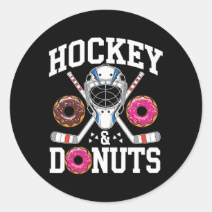 Adesivo Hóquei E Donuts Esportes Divertidos E Lanche