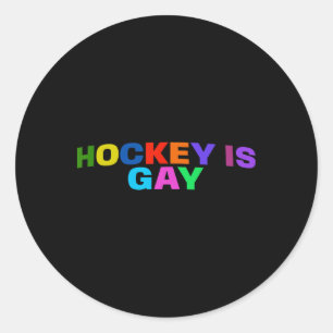 Adesivo Hóquei É Orgulho Gay