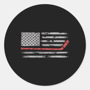 Adesivo Hóquei no Gelo Bandeira Americana Shinney
