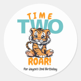 Adesivo Hora 2 da Segunda Marcha de Aniversário, Tiger Jun