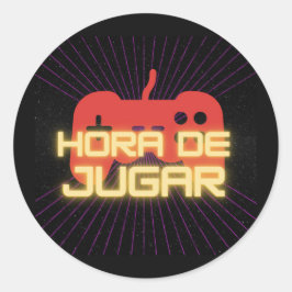 Adesivo hora de jogar