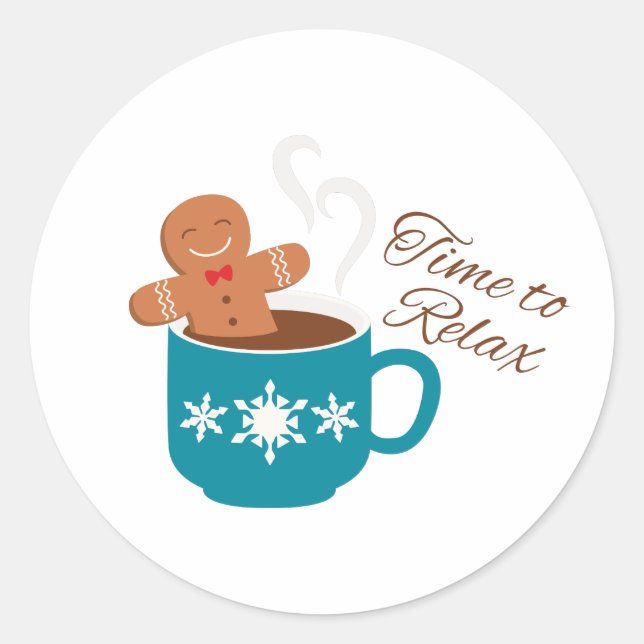 Adesivo Hora De Relaxar (Frente)