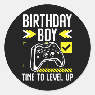 Adesivo Hora De Um Jogo De Vídeo De Nível Superior Para Um