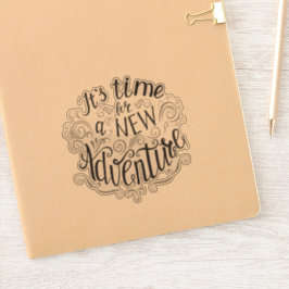 Adesivo Hora de uma nova aventura
