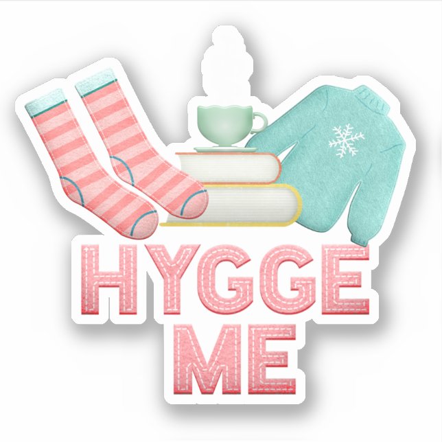 Adesivo Hora do Hygge (Frente)