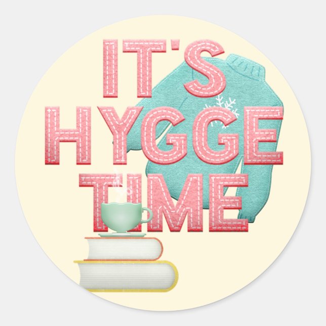 Adesivo Hora do Hygge (Frente)