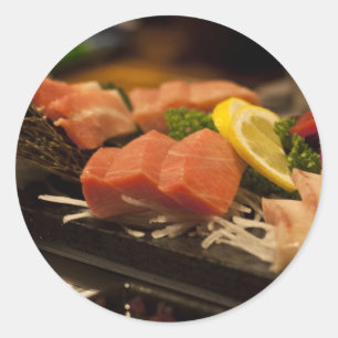 Adesivo Hora do Sushi Atum Atum Festa Peixe Comida