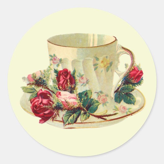 Adesivo Hora do Teacup (Frente)