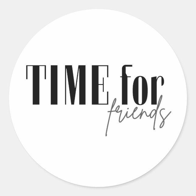 Adesivo Hora dos amigos (Frente)