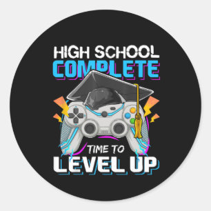 Adesivo Horário de Conclusão da Escola para Escalar Gradua
