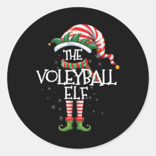 Adesivo Horário de Natal do Grupo Familiar de Elf de Volei