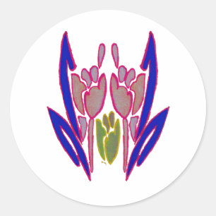 Adesivo Horários do inverno Lindas cores adoráveis Arte