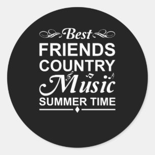 Adesivo Horas de verão da música country dos melhores