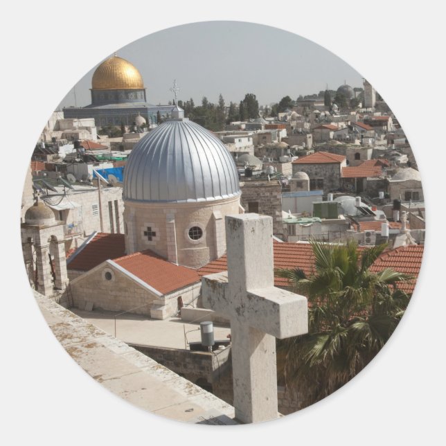 Adesivo Horizonte de Jerusalém Antiga (Frente)