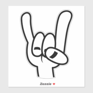 Adesivo Hornos Diabos de Metal Grosso Linha Preta